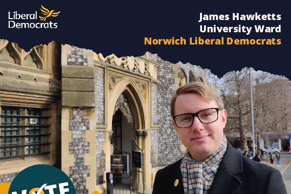 Final campaign leaflet in University.