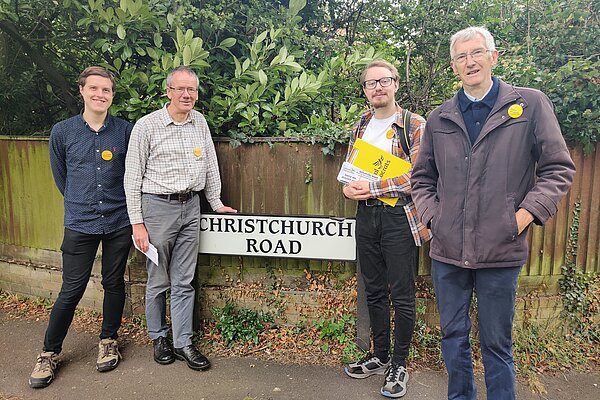 Lib Dem activists in University ward.