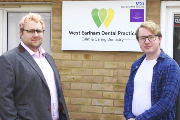 Sean Bennett & James Hawketts at West Earlham Dentists.