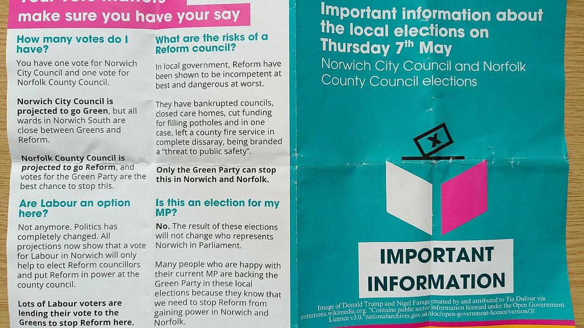 Dodgy election leaflets: A statement - Norwich Liberal Democrats